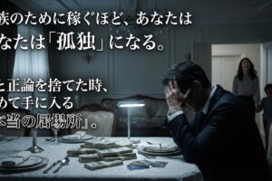 「ATM扱いされる成功者」の正体。家族のために15時間働くあなたが、なぜ家では『粗大ゴミ』のように扱われるのか？
