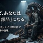 「実績を積めば、いつか選ばれる」という幻想。スキルを磨くほど、あなたが“安価な部品”として使い捨てられる理由。